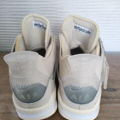 【未使用品/早い者勝ち】NIKE AIR JORDAN 4 OFF-WHITE CV9388-100の画像