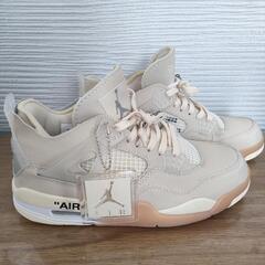 【未使用品/早い者勝ち】NIKE AIR JORDAN 4 OFF-WHITE CV9388-100の画像