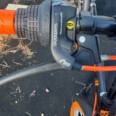 SIAFEI 折りたたみ 20インチ 海部郡から　ブラック/オレンジ 新品同様　極上品　の画像