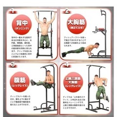 ぶら下がり健康器 マルチジム 懸垂マシン
の画像