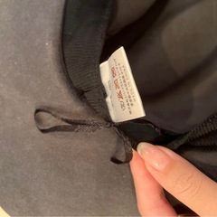 美品　グレー　ウール　フェルトハット　ハット　帽子　リボン　レディース　つば広の画像