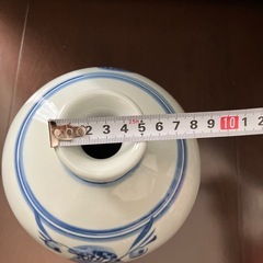 砥部焼　勝山窯　壺の画像