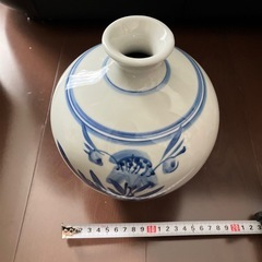 砥部焼　勝山窯　壺の画像