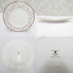 NIKKO (ニッコー) 食器 ファインボーンチャイナ victorian garden 中皿 小皿  スープ皿   花柄 3点セット 【キモノオフ野々市若松店】の画像