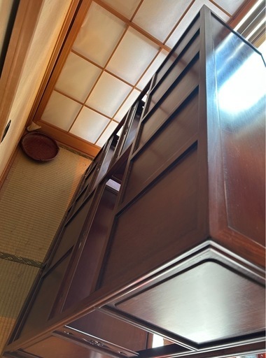 【昭和レトロ】　茶箪笥　飾り棚　和室
