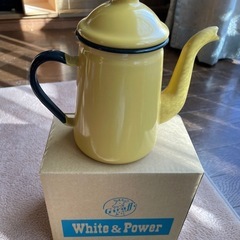 【新品】　野田琺瑯　コーヒーポットの画像