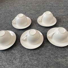 ニトリ　コーヒーカップソーサー5個セット