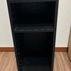 ニトリ　2段カラーボックス(黒)