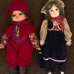 アンティークドール２体