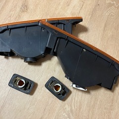 ランドクルーザー80 オレンジ サイドマーカー フロントウインカー レンズの画像