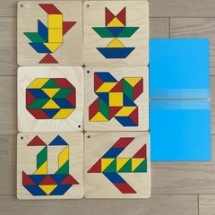 美品ボーネルンド　BørneLundモザイクデザインブロックの画像