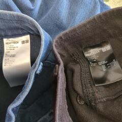 ユニクロヒートテックレギンスパンツ2本セットの画像