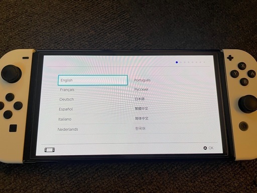 新品同様 Nintendo Switch 有機EL保証期間有 本体