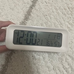 【決まりました】※電池交換済み　ニトリ　電波デジタル時計の画像