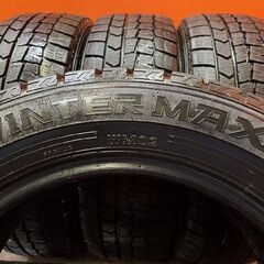 DUNLOP WINTER MAXX WM02 185/60R15 15インチ スタッドレス 4本 20年製 バリ溝 ヤリス ヴィッツ フィット等　(KTE209)
