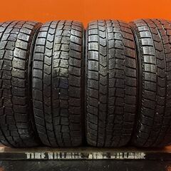 DUNLOP WINTER MAXX WM02 185/60R15 15インチ スタッドレス 4本 20年製 バリ溝 ヤリス ヴィッツ フィット等　(KTE209)
