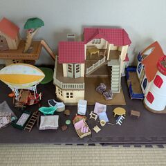 【値下げ】シルバニアファミリー４大セット【中古】