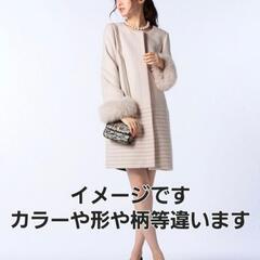 ノーリーズ NOLLEY'S コート アンゴラ素材 袖ファー ア...