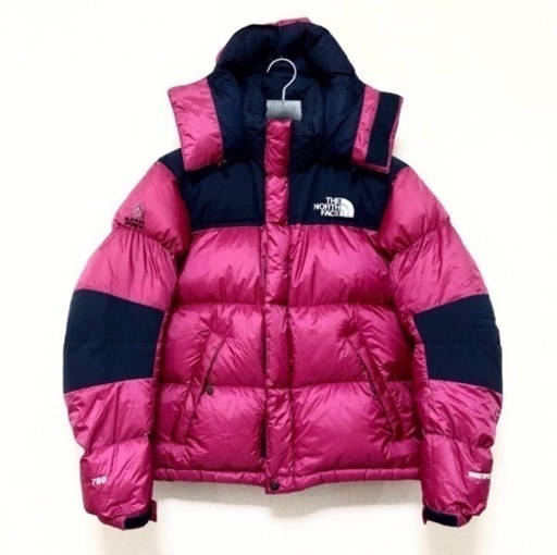 【海外限定カラー】THE NORTH FACE　バルトロ ダウンジャケット 正規品 ピンク ネイビー 本物 ノースフェイス 700フィルダウン ヌプシ