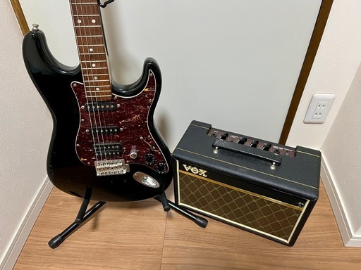 【動作確認済み】エレキギター、VOXアンプセット