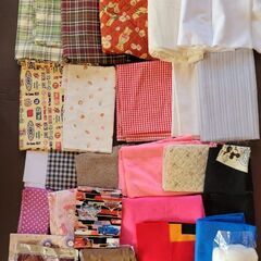 端切れ布　など　セットで。まとめて。の画像