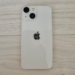 【美品】iPhone13 mini ホワイト 128GB SIMフリー バッテリー80%の画像