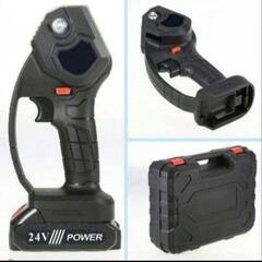 最終価格!!チェーンソー 24V ミニチェンソー 6インチ 小型 充電式 ポータブル チェーンソーの画像