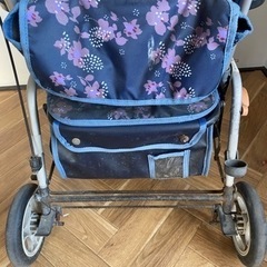 【介護】高齢者、年配、押しカート、押し車の画像