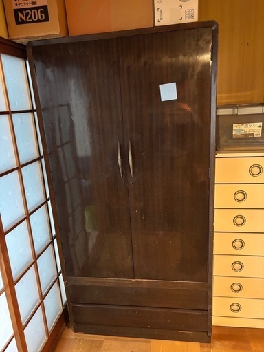 洋服タンス (みーさん) 樫山の収納家具《タンス、衣類収納》の中古 