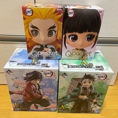 鬼滅の刃　炭治郎　義勇　煉獄　カナヲ　フィギュア　qposket...