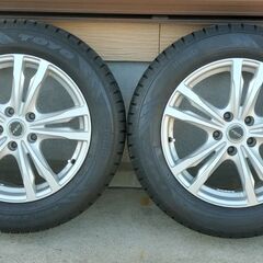 イボ付き215/60R17スタッドレス＋ブリジストンアルミホイー...
