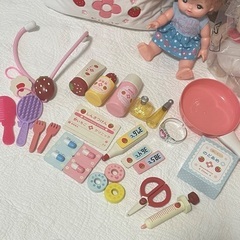 めるちゃん（ネネちゃんかもしれません）、ピーターラビット、マザーガーデン病院ごっこの画像