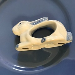 ウサギ　ナプキンリングの画像