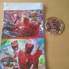 キングオージャーアクリルコースターとポップコーンを入れる袋