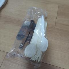 キャンプ用　食器セットの画像