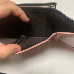*黒のハート折りたたみ財布＊の画像