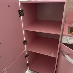 KidKraft レトロ木製プレイキッチンと冷蔵庫2点セットの画像