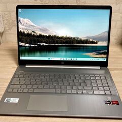 ノートパソコン（HP 15s-eq3000 AMD Ryzen5/512GB SSD/16GB）の画像