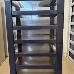 中古　プラスチック引出6段の画像