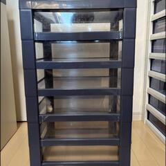 中古　プラスチック引出6段の画像