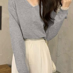 ★新品未使用★ トップス　グレー　Mの画像