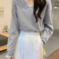 ★新品未使用★ トップス　グレー　Mの画像