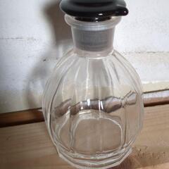 醤油差し　ガラス　レトロ　栓抜けません
