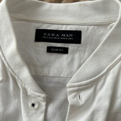 【取引決定しました】ZARA men メンズ　白シャツ　羽織の画像