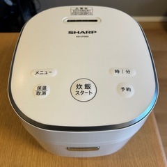 SHARP シャープ ジャー炊飯器 KS-CF05D-W 3合炊き ホワイト系