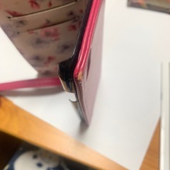 ＊XRピンクの花柄スマホケース＊の画像