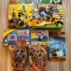 LEGOブロックとつみき押し車