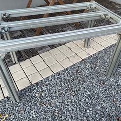 自作NV22用メダカ台オールアルミ製の画像