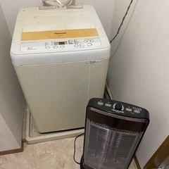 冷蔵庫、エアコン、洗濯機、暖房、布団無料あげます