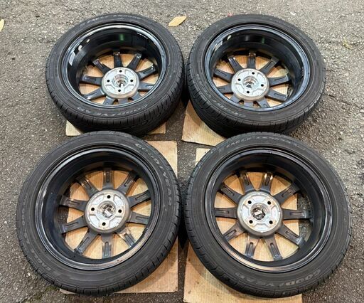 ノーマルタイヤ4本セット 155/65R15 ロクサーニ 15x5.5J+42 4H100　23年製